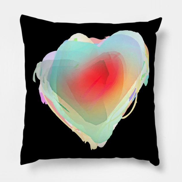 Beating heart Pillow by today logo design