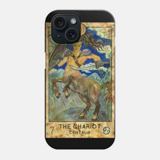 The Chariot. Major Arcana Tarot Card. Phone Case