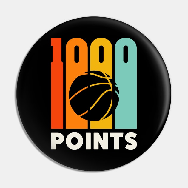 1000 Points Basketball Scorer High School Basketball Mom Pin by PodDesignShop