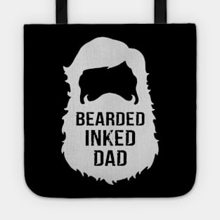 bearded inked dad T-Shirt Tote