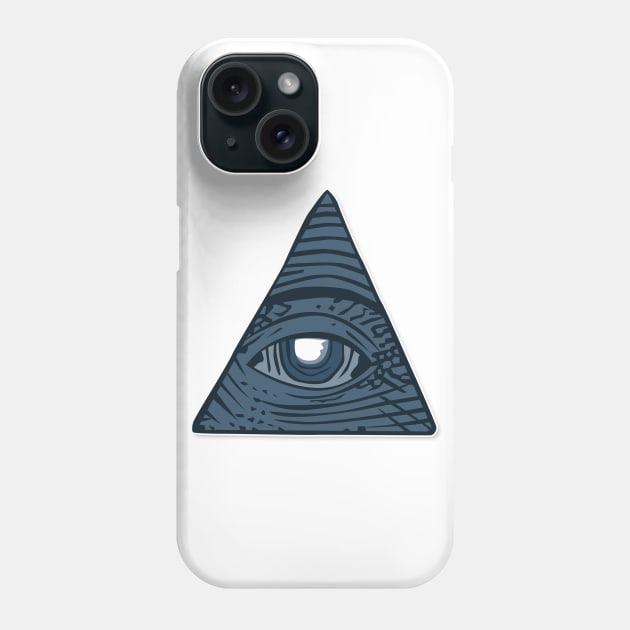 Illuminati Phone Case by linesdesigns