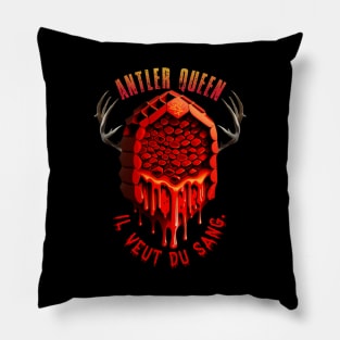 Antler Queen's Beehive - Il Veut Du Sang Pillow