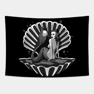 Mermaid - shell and pearl Tapestry