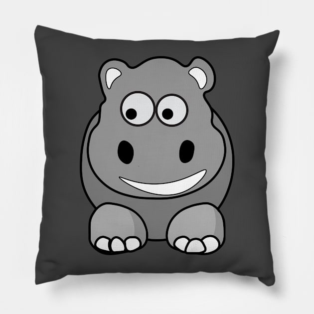 Hippo Pillow by CrazyDM