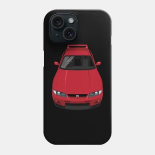 Skyline GTR V Spec R33 - Red Phone Case