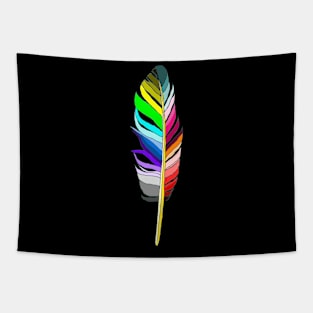 colourfull feather Tapestry