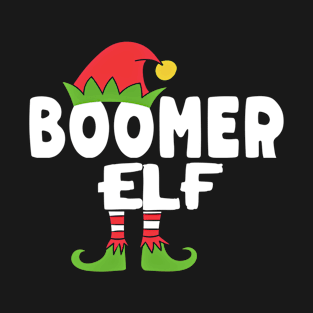 Boomer Elf Funny Christmas Gift For Baby Boomer T-Shirt