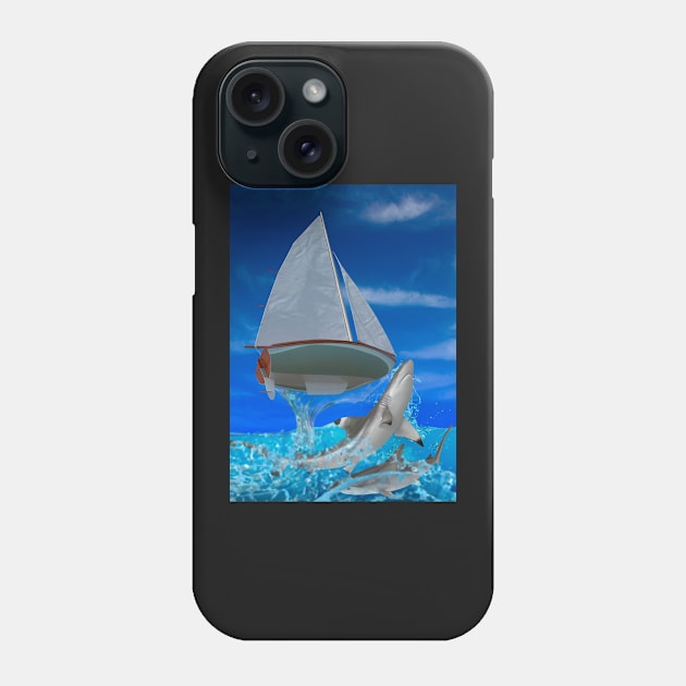 Shark Attak Phone Case by oreundici