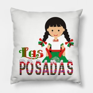 Las Posadas Mexican Christmas Celebration Pillow