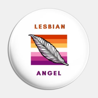 Lesbian Angel Pin