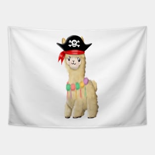 Pirate alpaca Tapestry