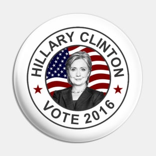 Hillary Clinton US Flag Pin