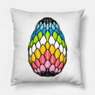 Queer Pride Dragon Egg Pillow