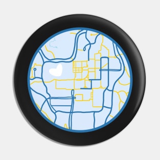 University of California Los Angeles Campus Map Pin