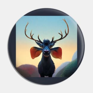 Quirky Fantasy Baby Stag Pin