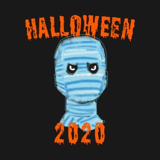 Halloween 2020 Mummy Face Mask T-Shirt