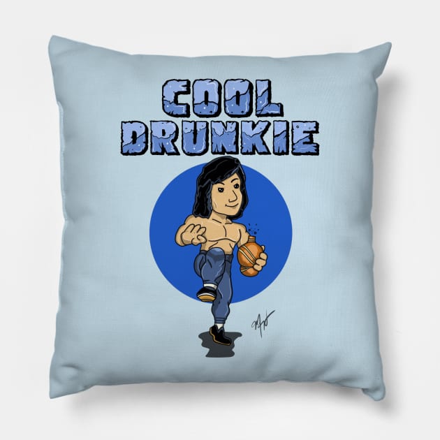 Cool "Drunkie" Pillow by maersky