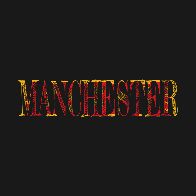 GREATER MANCHESTER FLAG CITY NAME by MarniD9