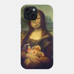 Mona Lisa mask Phone Case