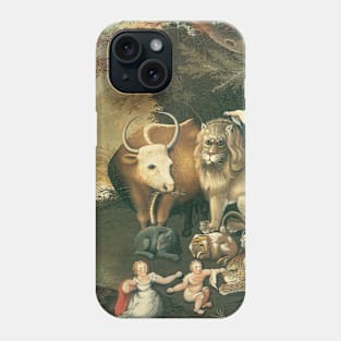 Peaceable Kingdom by Edward Hicks Phone Case