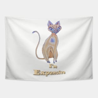 I'm Expensive, Cat Caricature Tapestry