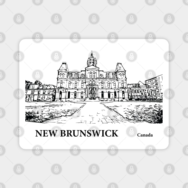 New Brunswick Canada Magnet by Lakeric