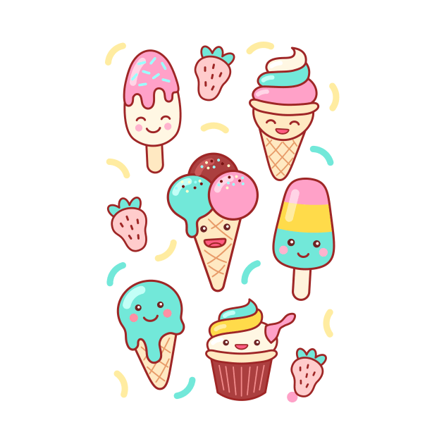 Ice Cream Emoji Mashup #4 by lightsonfire