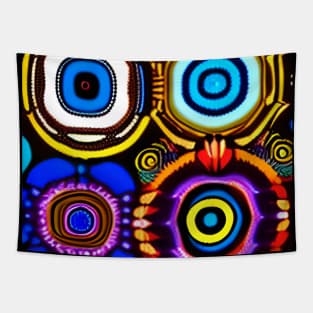 Abstract African Art Pattern Tapestry