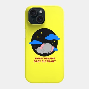 Sweet Dreams Baby Elephant | Cute Baby Phone Case