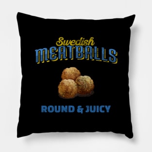 Swedish Meatballs Round & Juicy Pillow