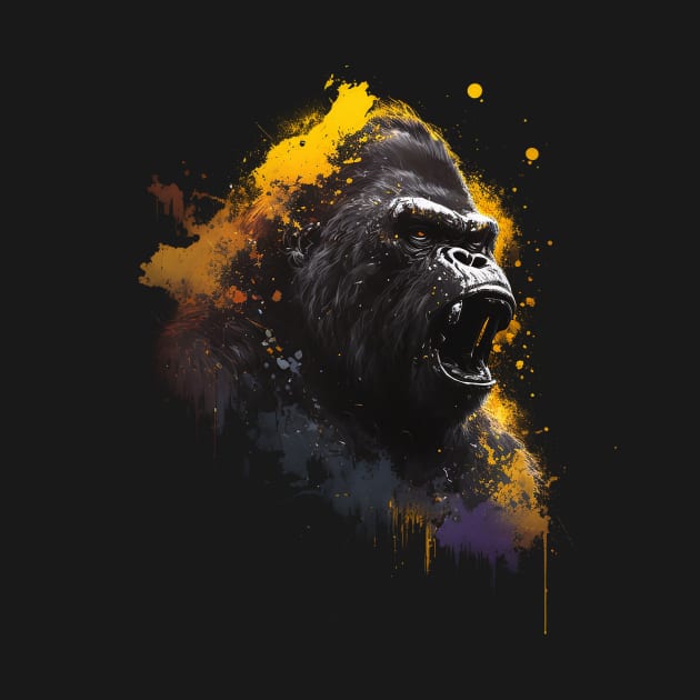 Gorilla Roar by Abili-Tees