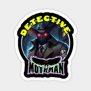 Detective Mothman Flying Humanoid Moth Crime Fighter Monster 1 Magnet