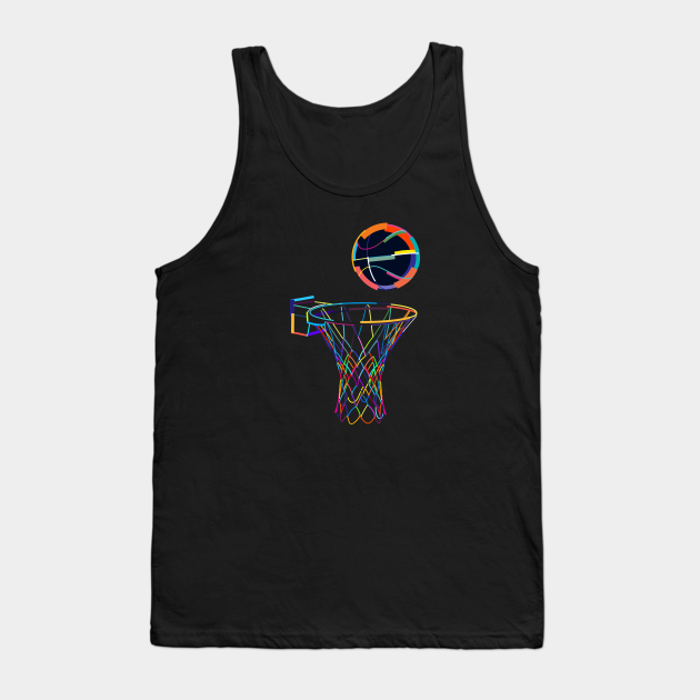 Basketball - Basketball Colorful - Basketball - Tank Top