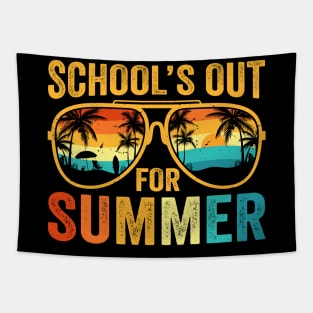 Retro Schools Out For Summer Tapestry