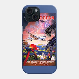 Vintage Travel Poster - Caribbean Phone Case