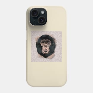 Chimpanzee Ink Splash Phone Case