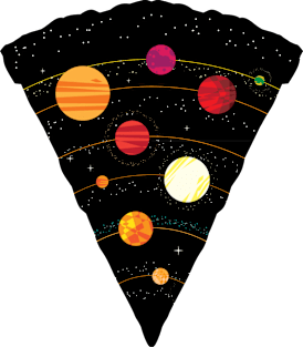 Galaxy Pizza Magnet