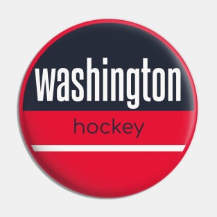 washington capitals hockey Pin