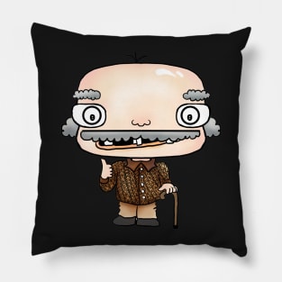 Old Man in Batik Pillow