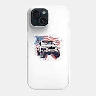 4th of July Jeep Parade Phone Case