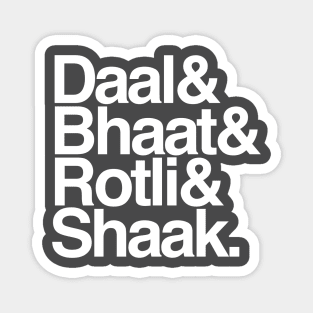 Daal Bhaat Rotli Shaak Magnet