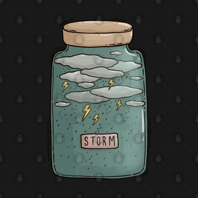 Stormy Jar by Tania Tania