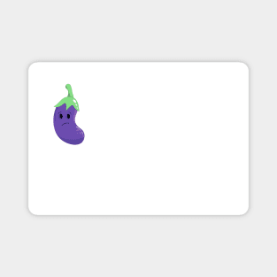 eggplant illustration Magnet