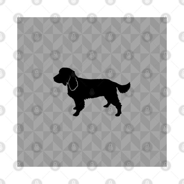 Springer Spaniel Dog Lover Gift - Scandi Geometric Silhouette by Elsie Bee Designs