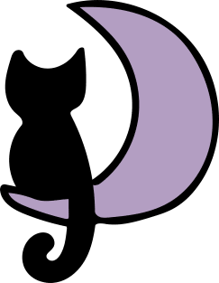 Moon Cat Magnet