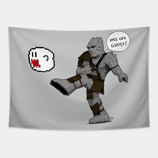 Piss off, Ghost! Tapestry by alejcak