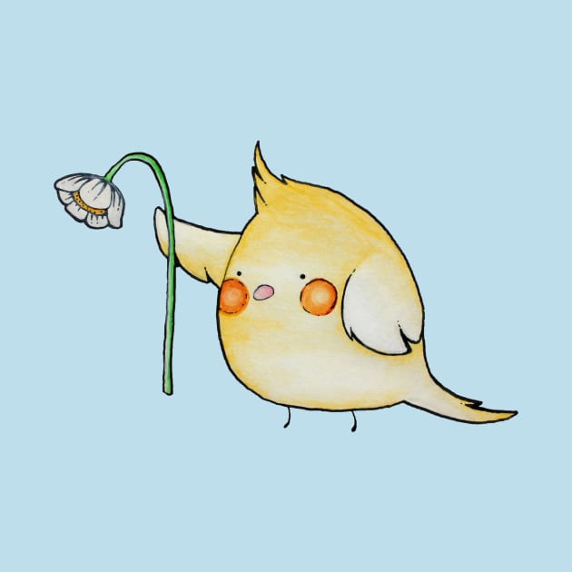 Cheeky the Cockatiel by AlexMathewsDesigns