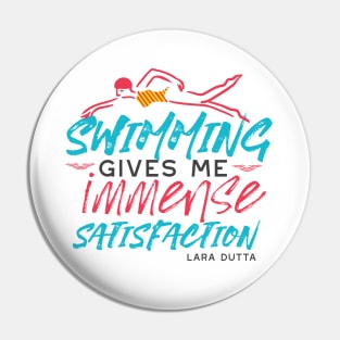 Swimming Gives Me Immense Satisfaction Quotes Pin