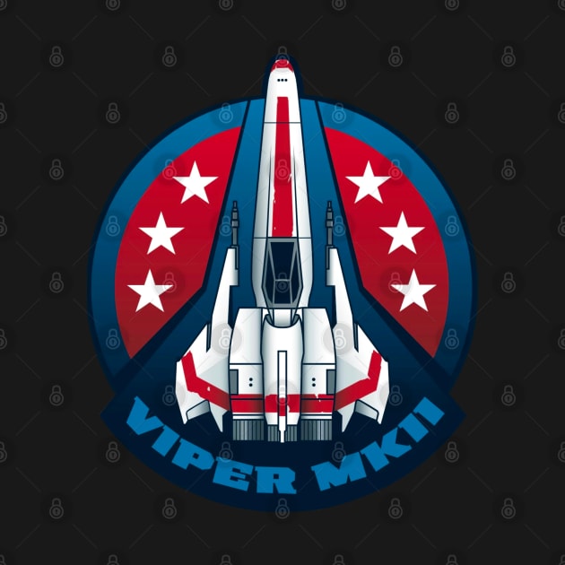 Battlestar Galactica Viper Mark II Squadron Logo by marat