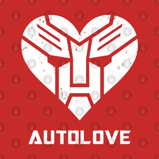 Autolove Cool Robot Inspired Heart Symbol by BoggsNicolas